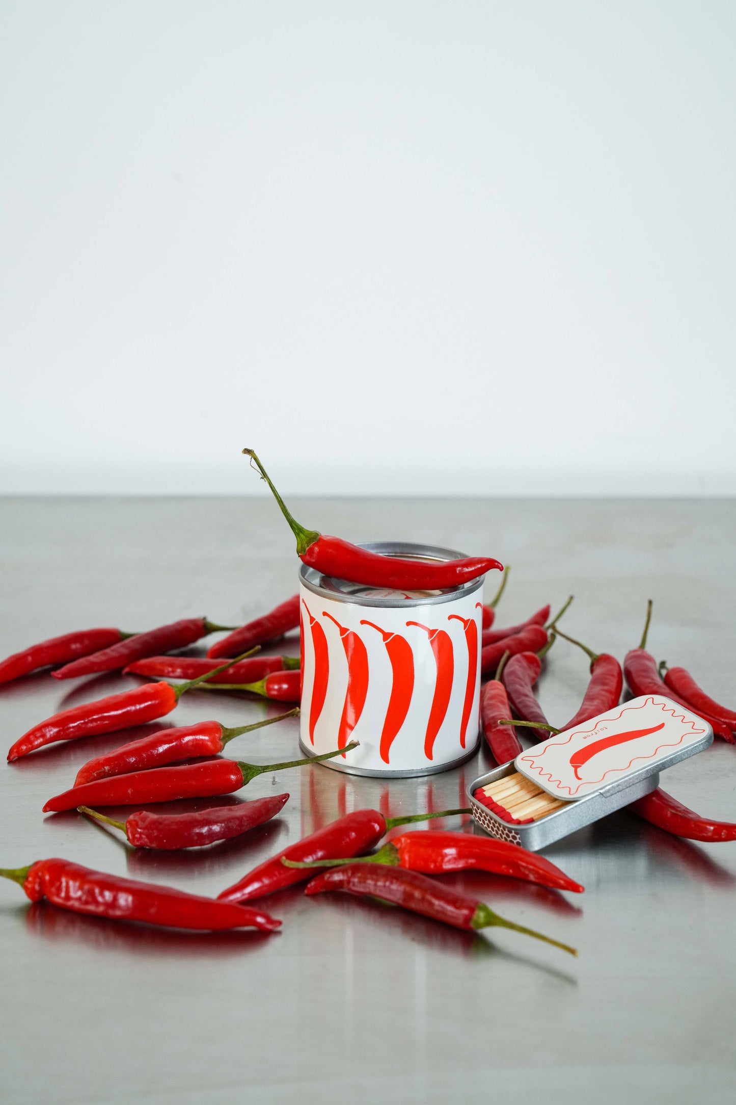 Duftlys "Chili" - Søt Chili og Mandarin