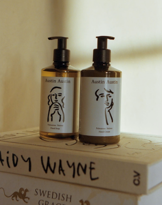 Palmarosa & Vetiver - Håndkrem og håndsåpe