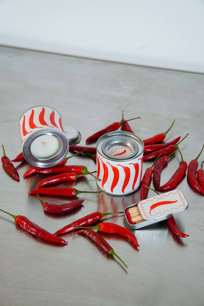 Duftlys "Chili" - Søt Chili og Mandarin